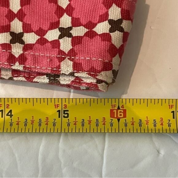 Talbots Bold Pink & Red Print Office To Date Night Skirt NWOT Size 8P - Picture 9 of 10